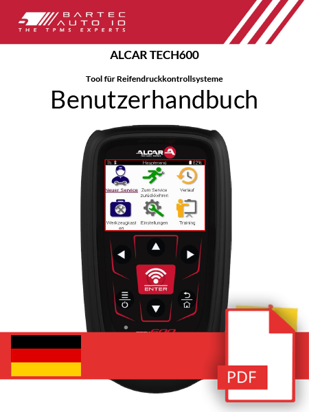 ALCAR TECH600 User Manual German