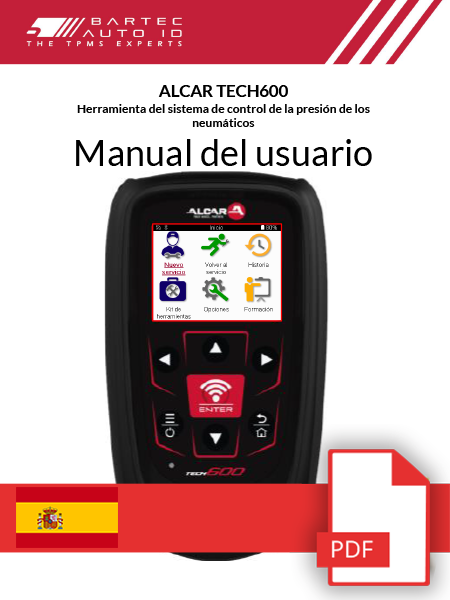 ALCAR TECH600 User Manual Spanish