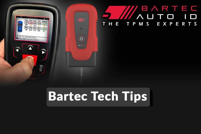 Bartec Tech Tips For Complete Tyre Health with the TDR100