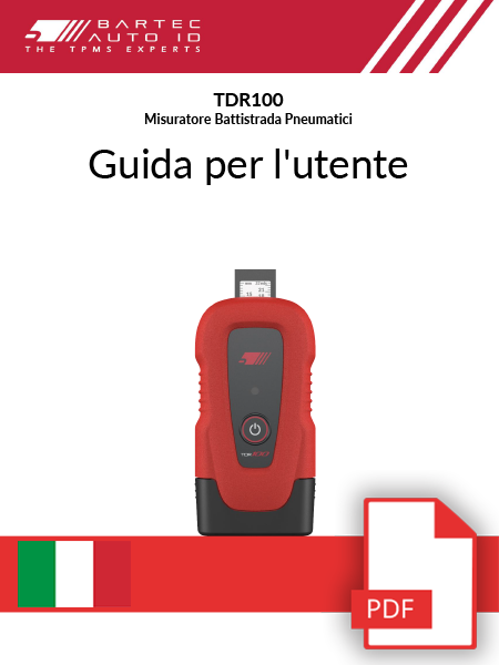 TDR100 User Guide Italian