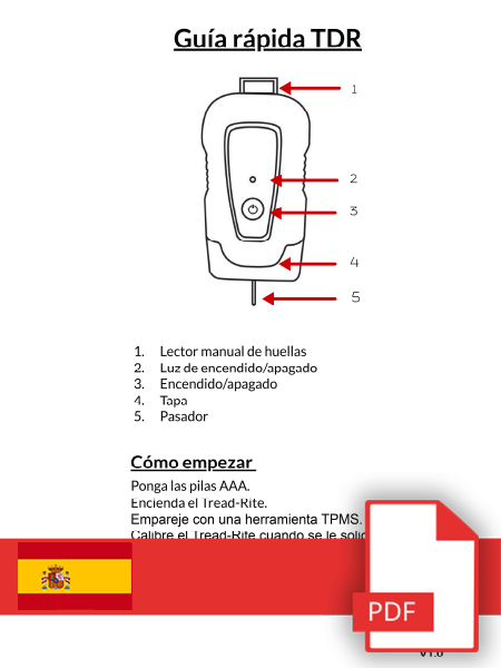 TDR100 Quick Start Guide Spanish