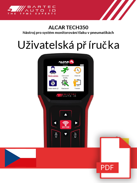 TECH350 ALCAR User Manual Czech