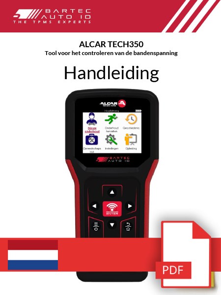 TECH350 ALCAR User Manual Dutch