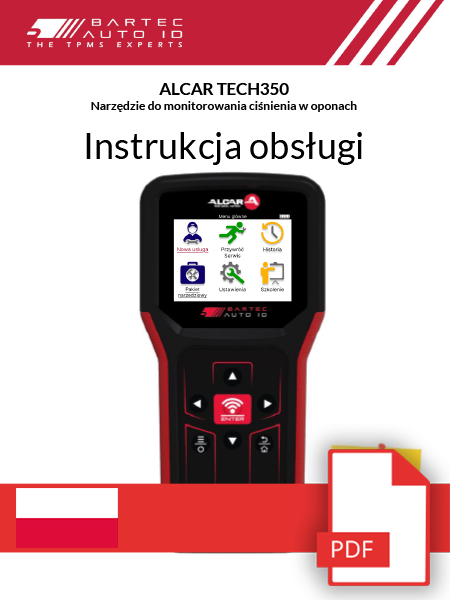 TECH350 ALCAR User Manual Polish