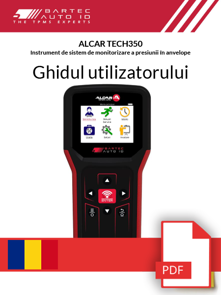 TECH350 ALCAR User Manual Romanian