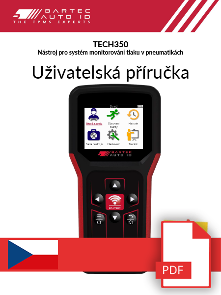 TECH350 User Manual Czech
