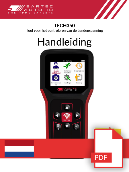 TECH350 User Manual Dutch