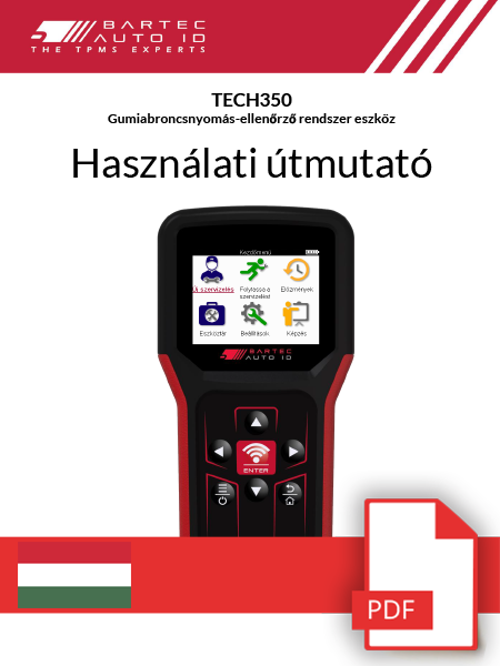 TECH350 User Manual Hungarian