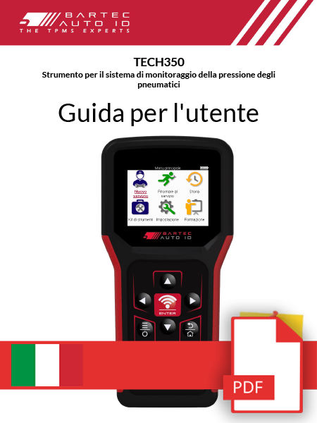 TECH350 User Manual Italian