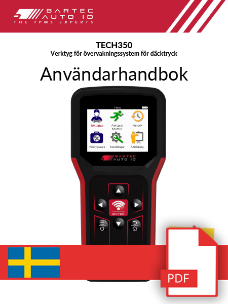 TECH350 User Manual Swedish