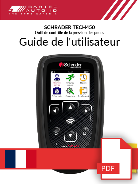 TECH450 Schrader User Manual French