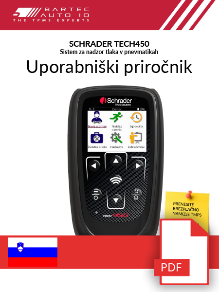 TECH450 User Manual Slovenian