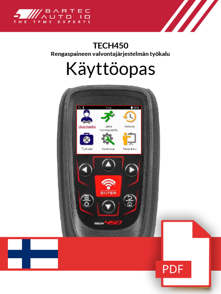 TECH450 User Manual Finnish