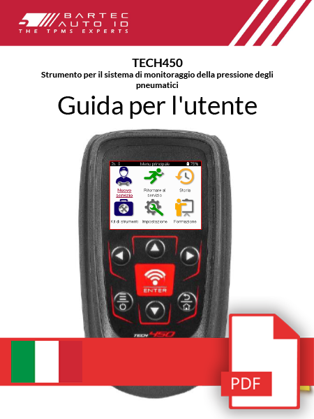 TECH450 User Manual Italian