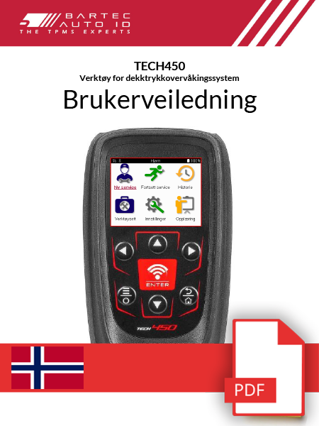 TECH450 User Manual Norwegian
