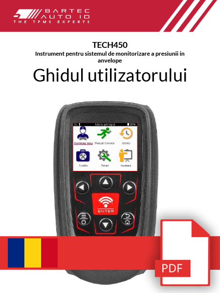 TECH450 User Manual Romanian