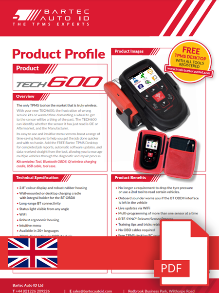 TECH600 Data Sheet English
