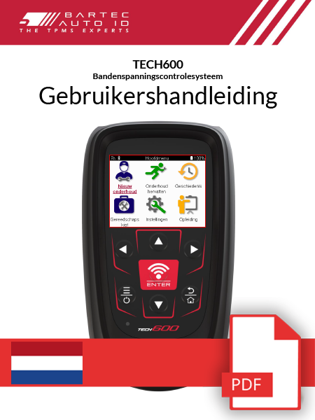 TECH600 User Manual Dutch