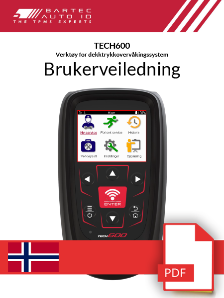 TECH600 User Manual Norwegian
