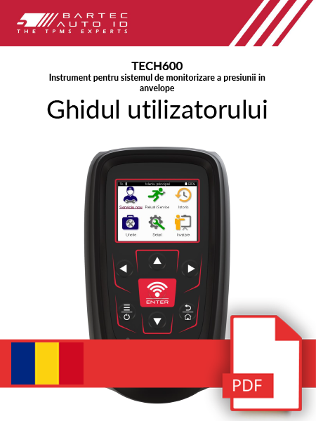 TECH600 User Manual Romanian