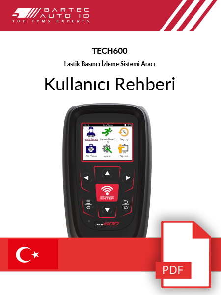 TECH600 User Manual Turkish