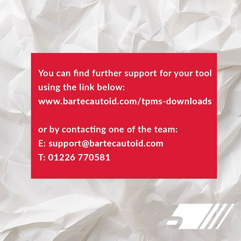  TPMS Tool Registration Process In Quick Time